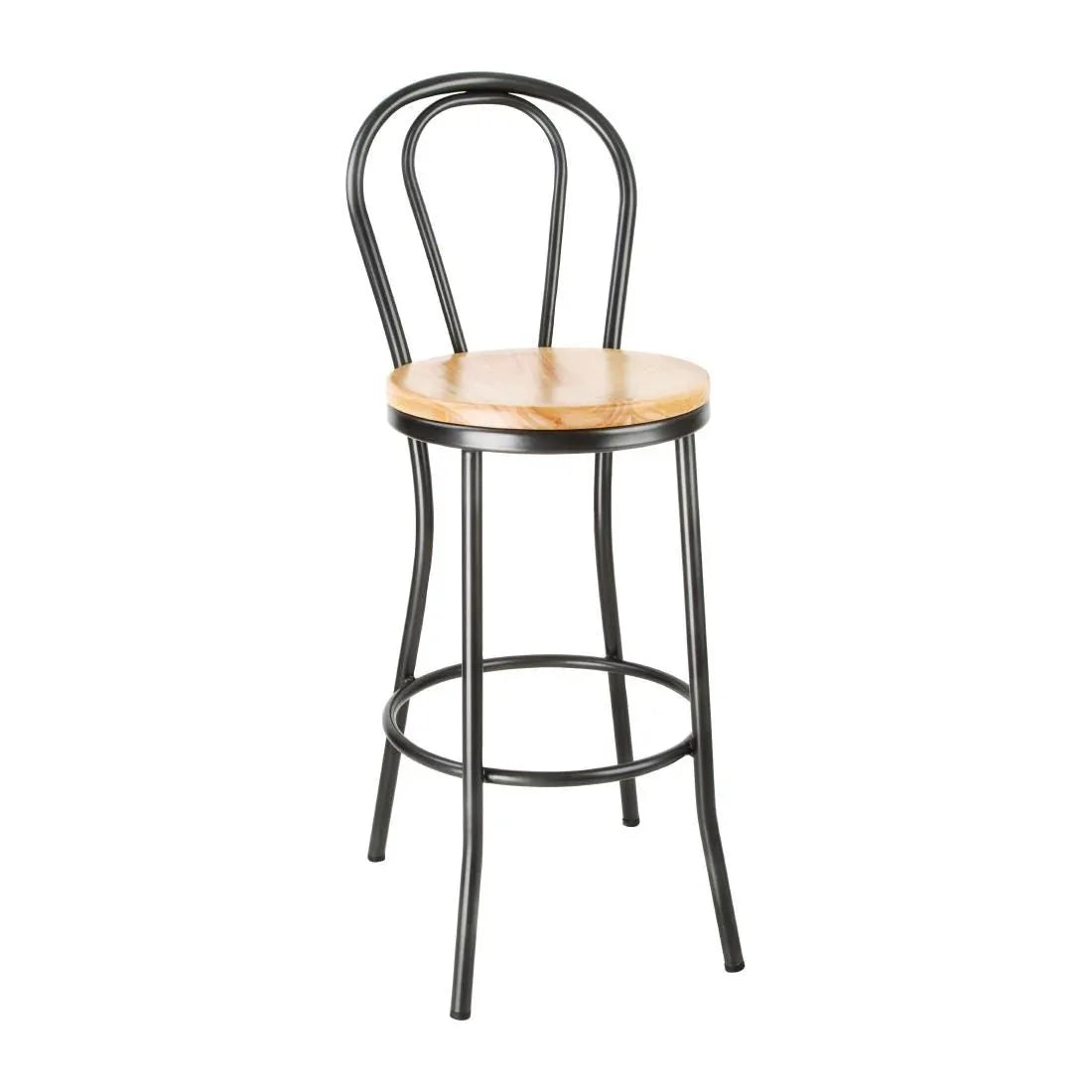 DC179 Bolero Clarisse High Stools Metallic Grey (Pack of 1) - JD Catering Equipment Solutions Ltd