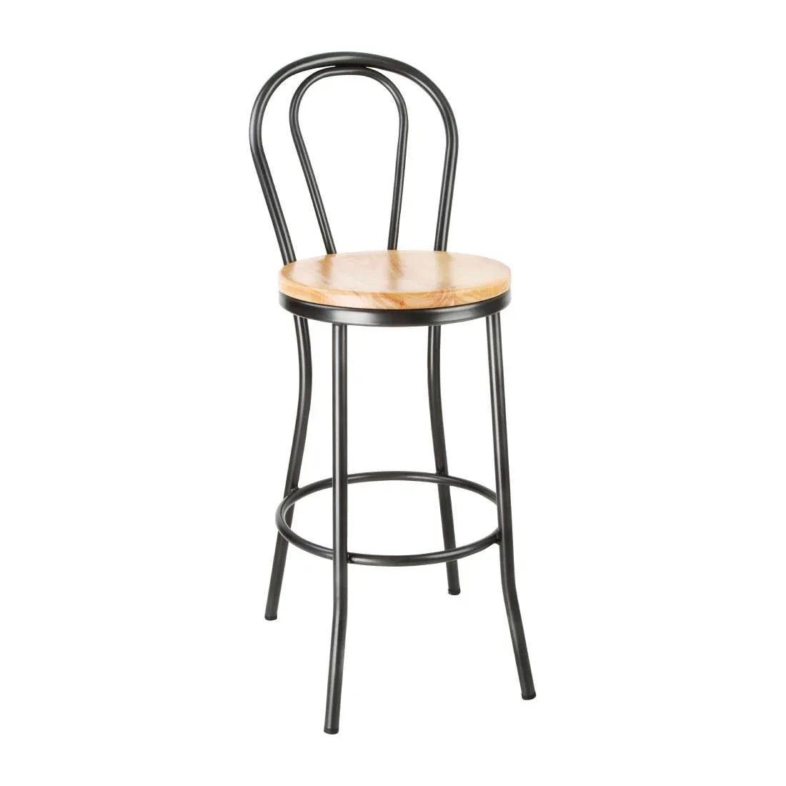 DC179 Bolero Clarisse High Stools Metallic Grey (Pack of 1) - JD Catering Equipment Solutions Ltd