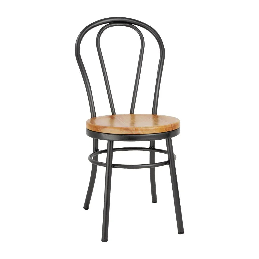DC178 Bolero Clarisse Side Chairs Metallic Grey (Pack of 2) DC178 - JD Catering Equipment Solutions Ltd