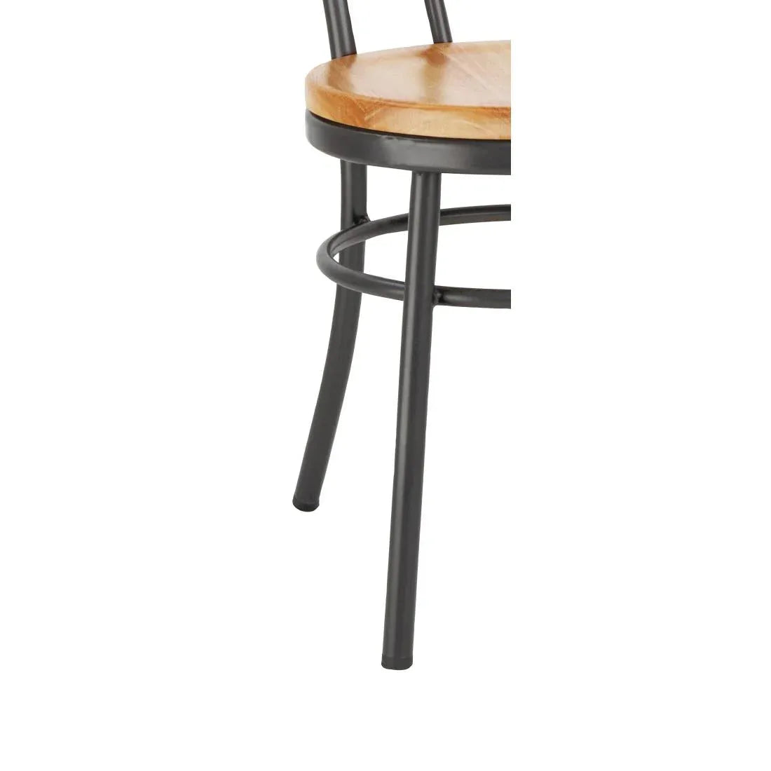 DC178 Bolero Clarisse Side Chairs Metallic Grey (Pack of 2) DC178 - JD Catering Equipment Solutions Ltd