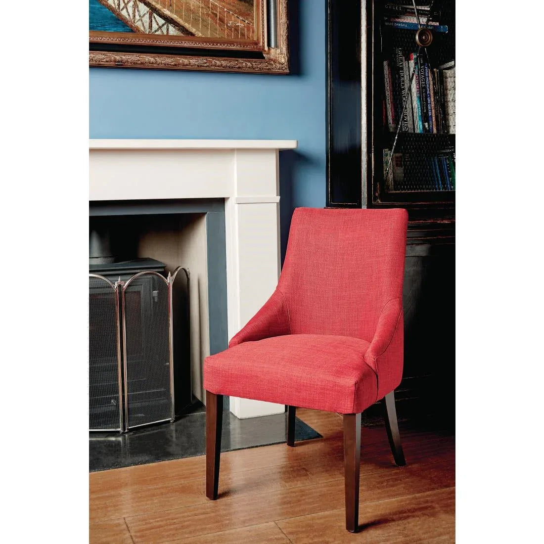 CF368 Bolero Dark Red Finesse Dining Chairs (Pack of 2) - JD Catering Equipment Solutions Ltd