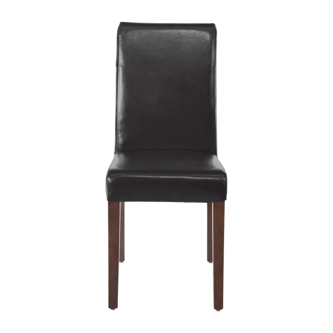 GF954 Bolero Faux Leather Dining Chair Black (Box 2) - JD Catering Equipment Solutions Ltd
