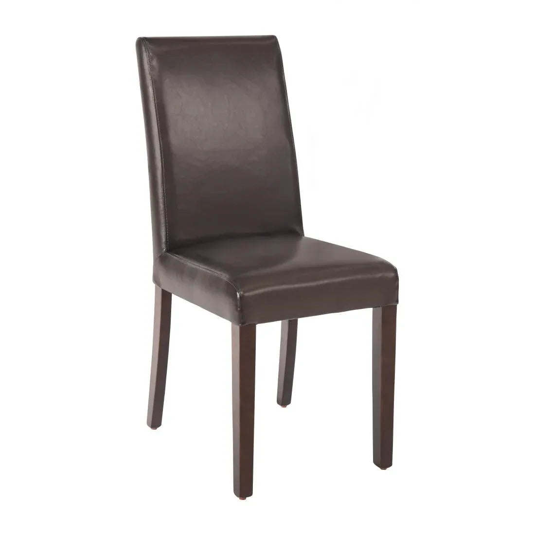 GF955 Bolero Faux Leather Dining Chair Dark Brown (Box 2) - JD Catering Equipment Solutions Ltd