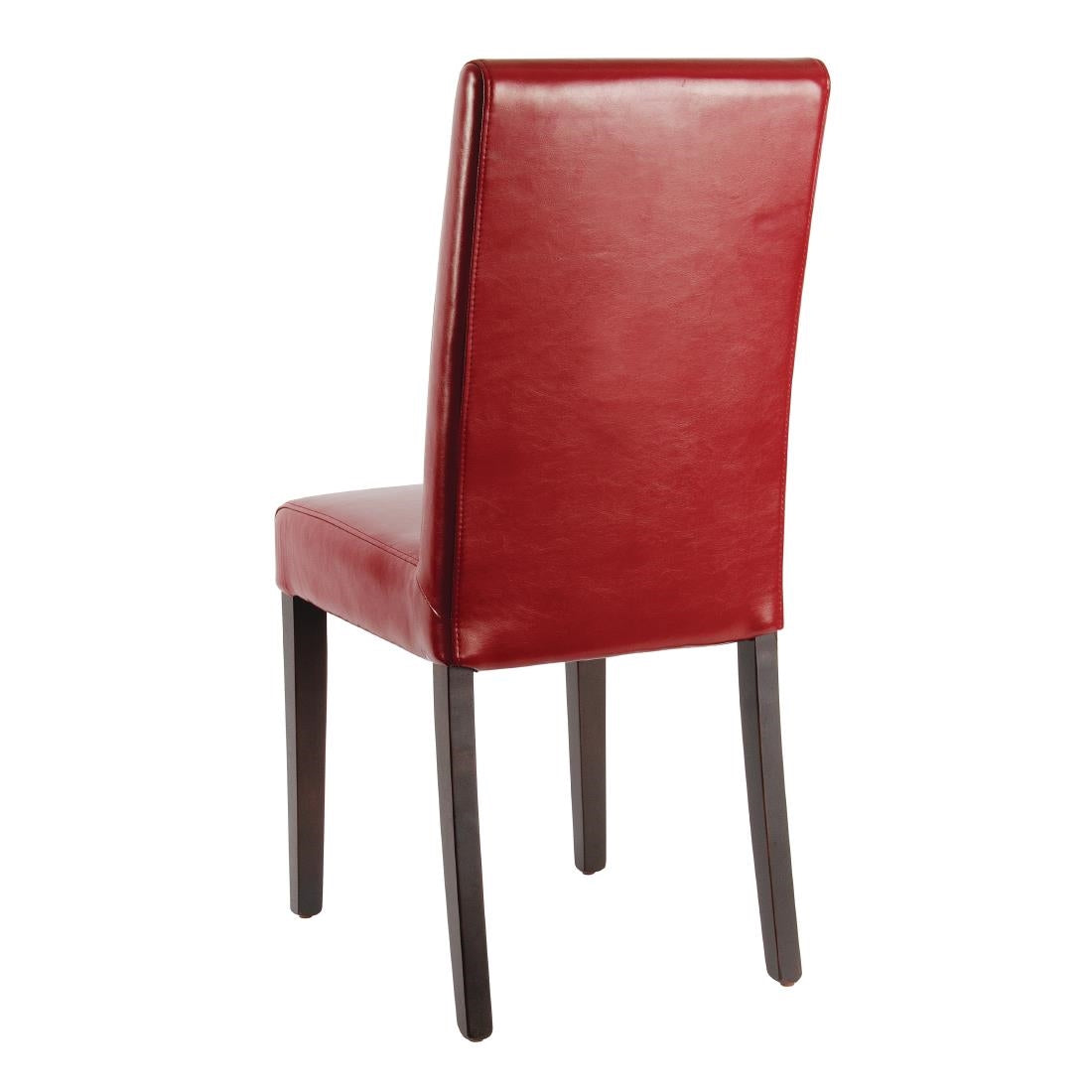 Bolero Faux Leather Dining Chairs (Pack of 2) JD Catering Equipment Solutions Ltd