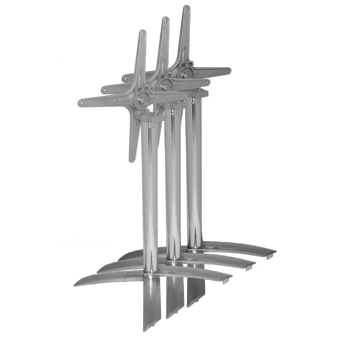 GF962 Bolero Flip Top Aluminium Table Base - JD Catering Equipment Solutions Ltd