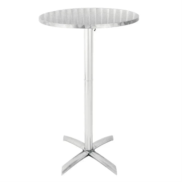 GR396 Bolero Flip Top Poseur Table Stainless Steel - JD Catering Equipment Solutions Ltd