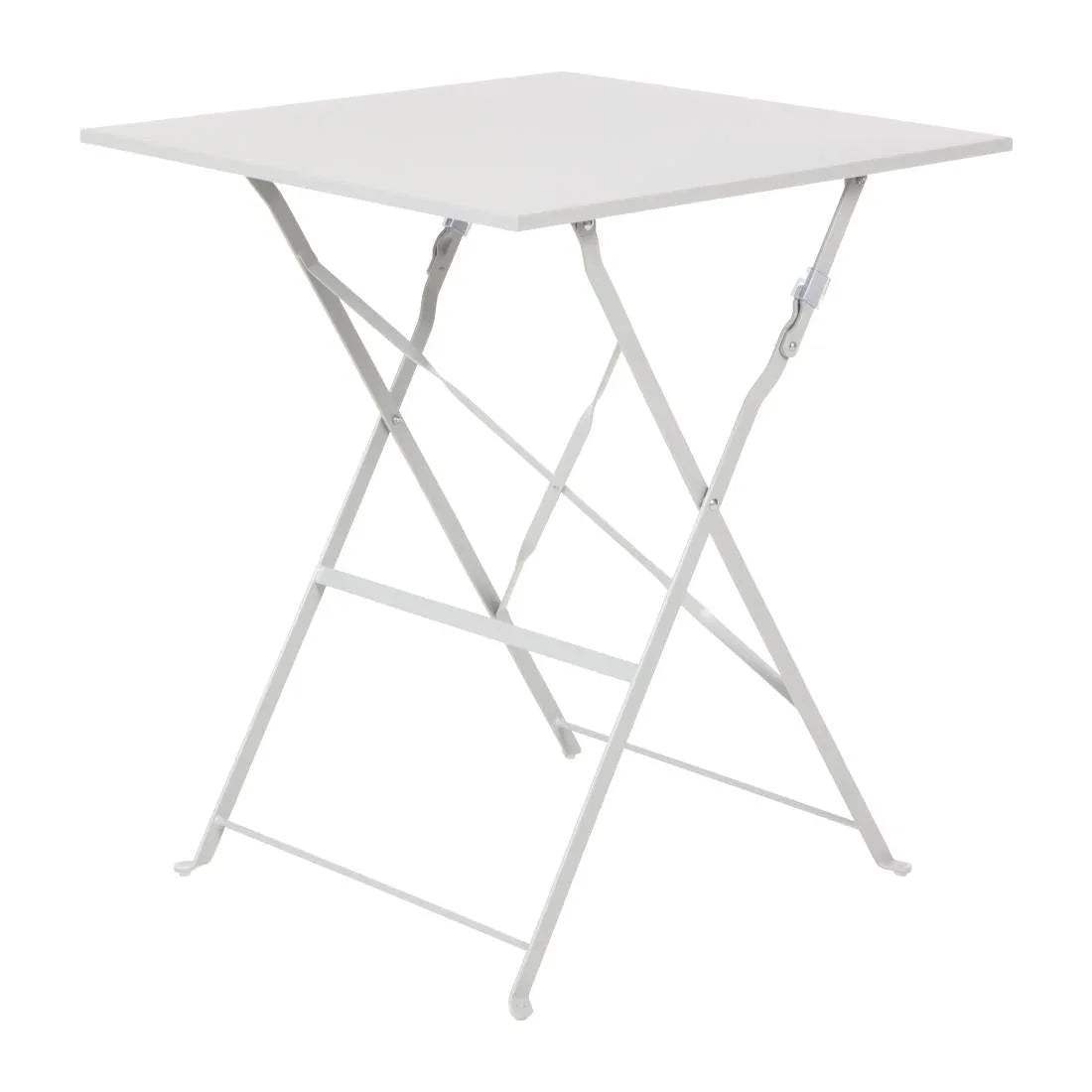 GK988 Bolero Grey Square Pavement Style Steel Table - JD Catering Equipment Solutions Ltd