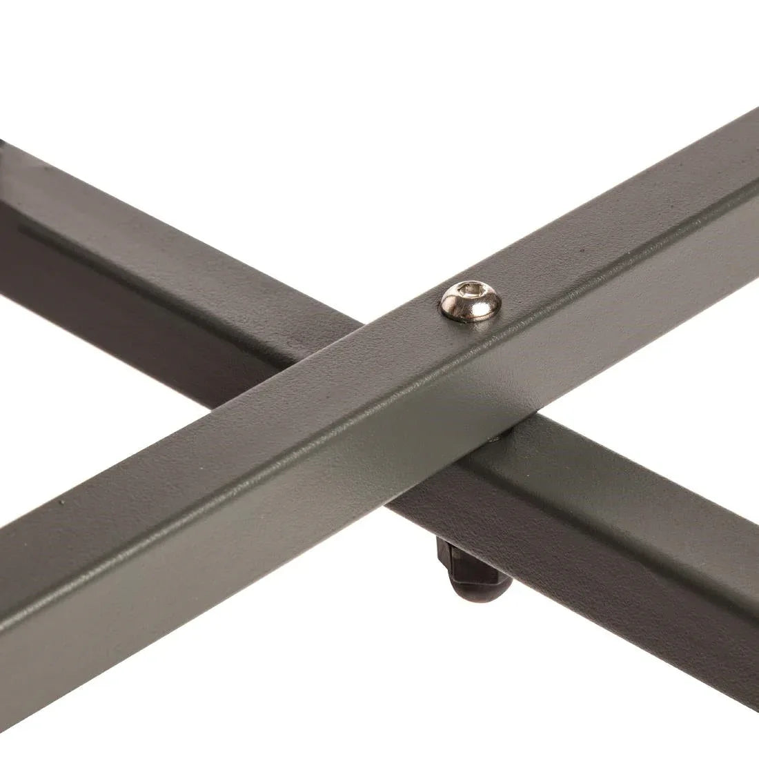 GG703 Bolero Grey Steel Patterned Round Bistro Table Grey 600mm - JD Catering Equipment Solutions Ltd