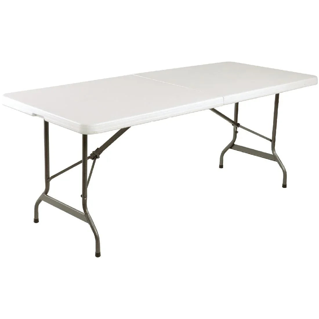 SA426 Bolero PE Centre Folding Table 6ft with Six Folding Chairs - JD Catering Equipment Solutions Ltd