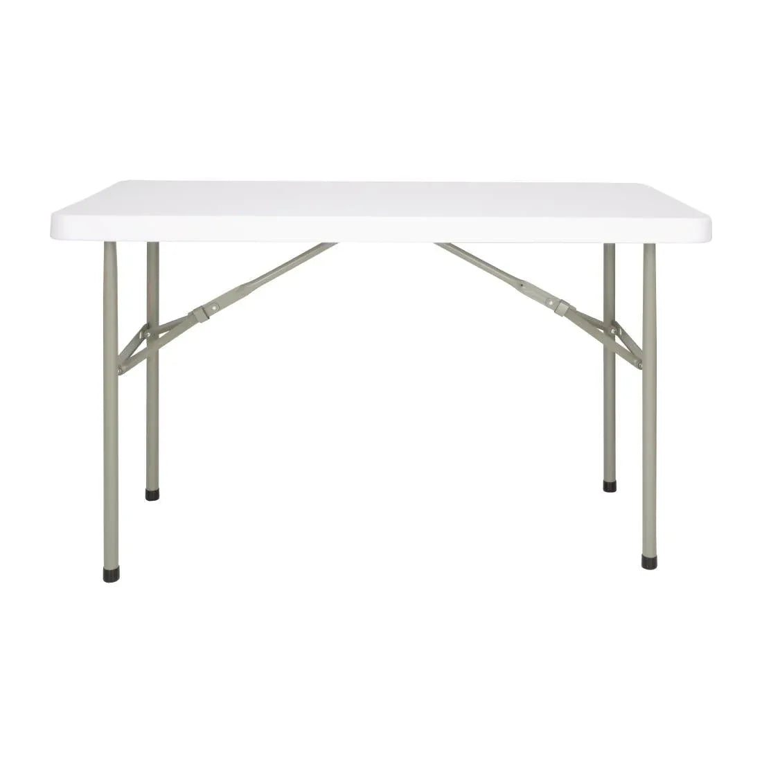 U543 Bolero PE Rectangular Folding Table White (Single) - JD Catering Equipment Solutions Ltd