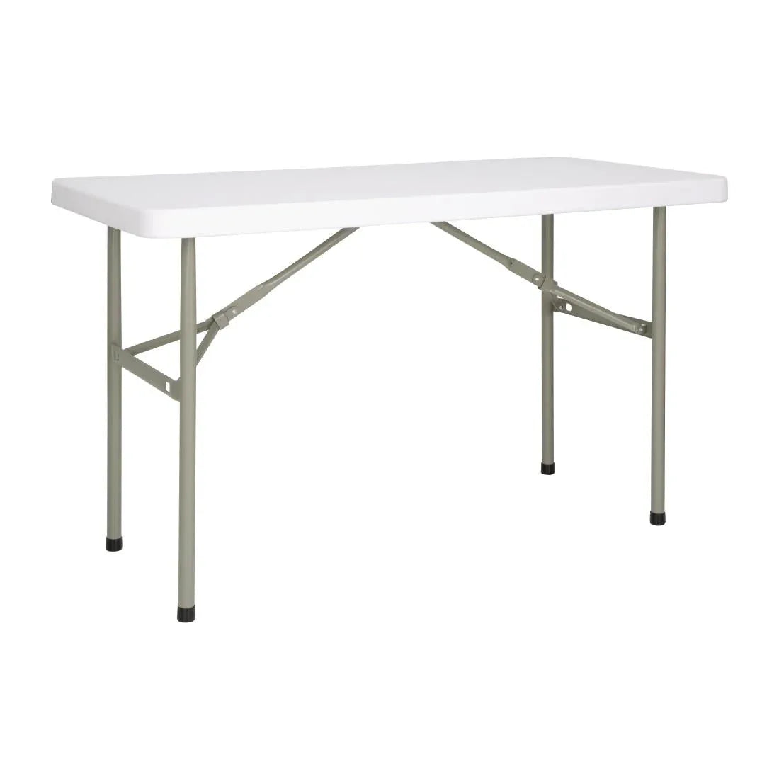 U543 Bolero PE Rectangular Folding Table White (Single) - JD Catering Equipment Solutions Ltd
