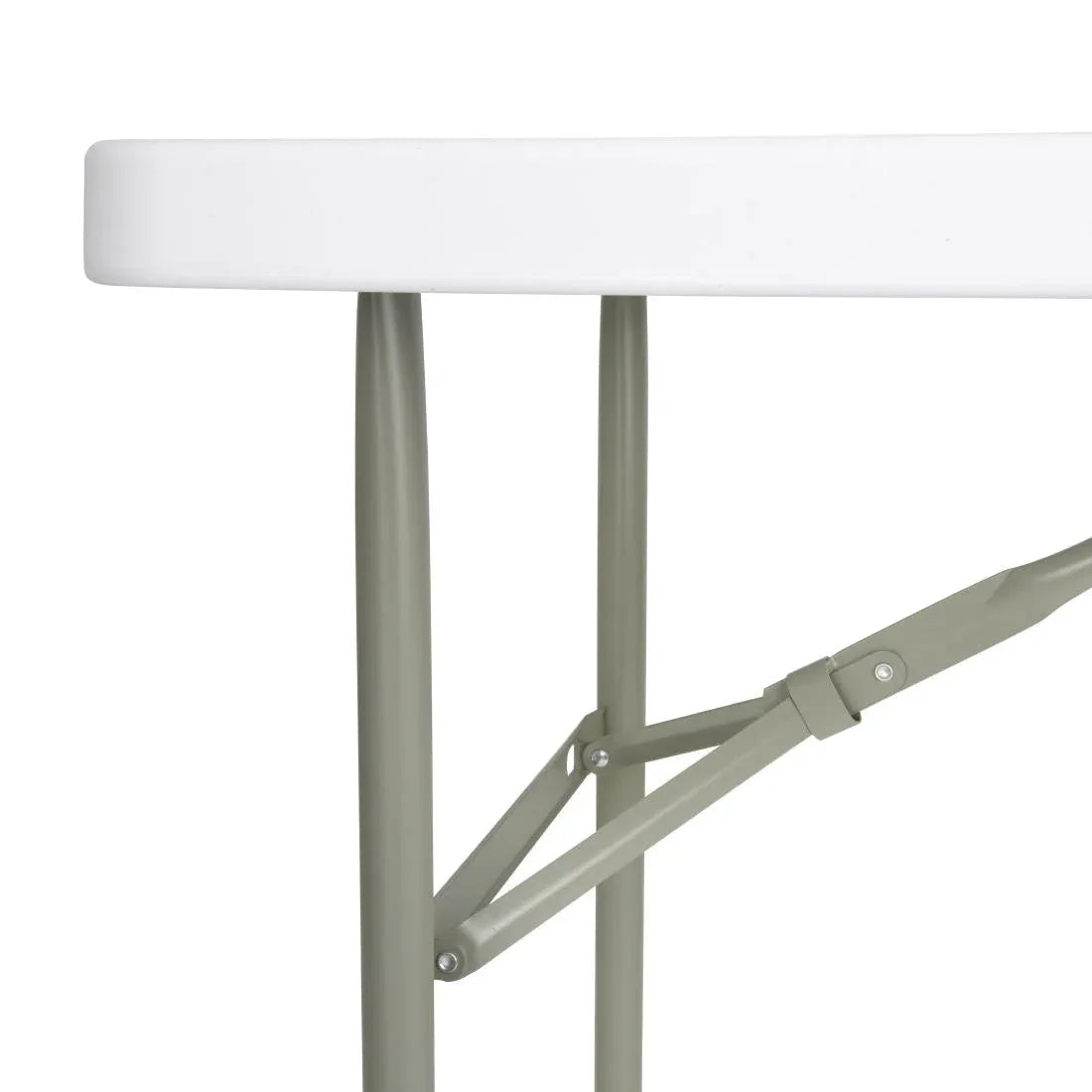 U543 Bolero PE Rectangular Folding Table White (Single) - JD Catering Equipment Solutions Ltd