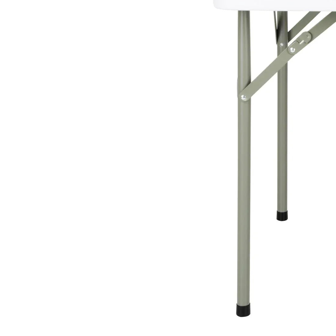 Y807 Bolero PE Square Folding Table 3ft White (Single) - JD Catering Equipment Solutions Ltd