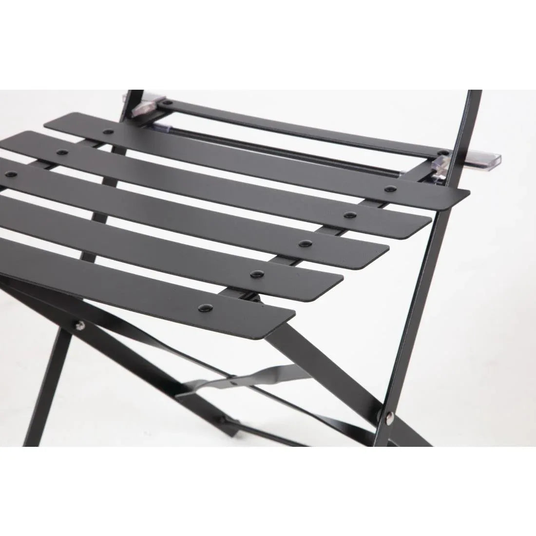 GH553 Bolero Pavement Style Steel Chairs (Pack of 2) - JD Catering Equipment Solutions Ltd