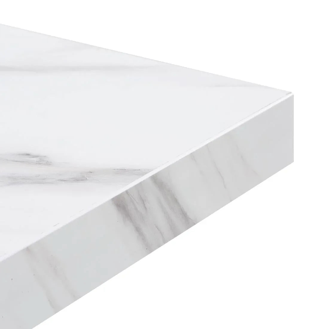 DT446 Bolero Pre-drilled Square Table Top 700mm Marble Effect - JD Catering Equipment Solutions Ltd