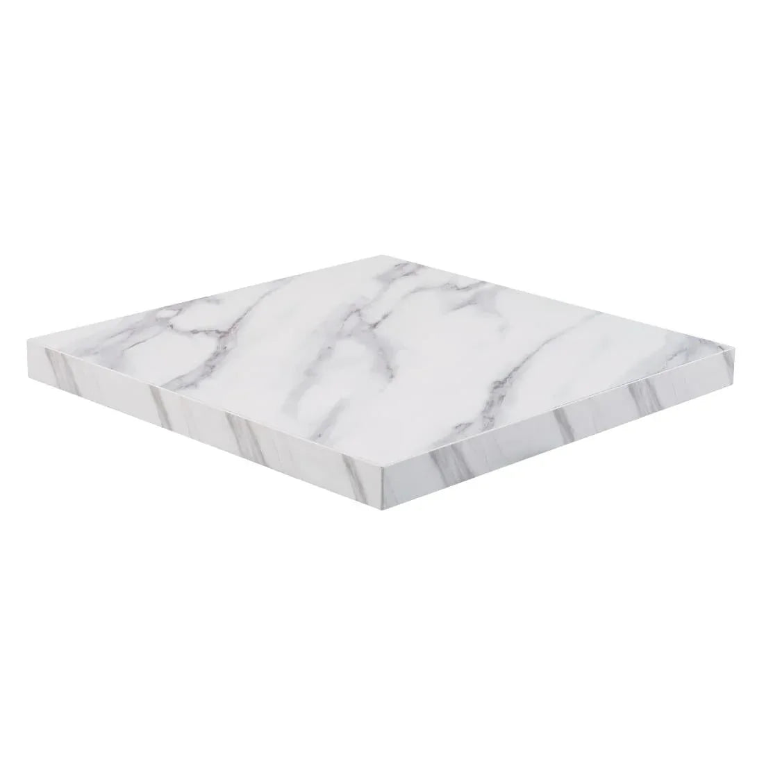 DT446 Bolero Pre-drilled Square Table Top 700mm Marble Effect - JD Catering Equipment Solutions Ltd