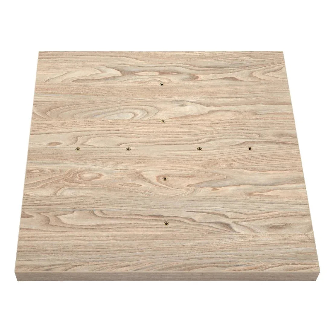 GR331 Bolero Pre-drilled Square Table Top Antique Natural 700mm - JD Catering Equipment Solutions Ltd