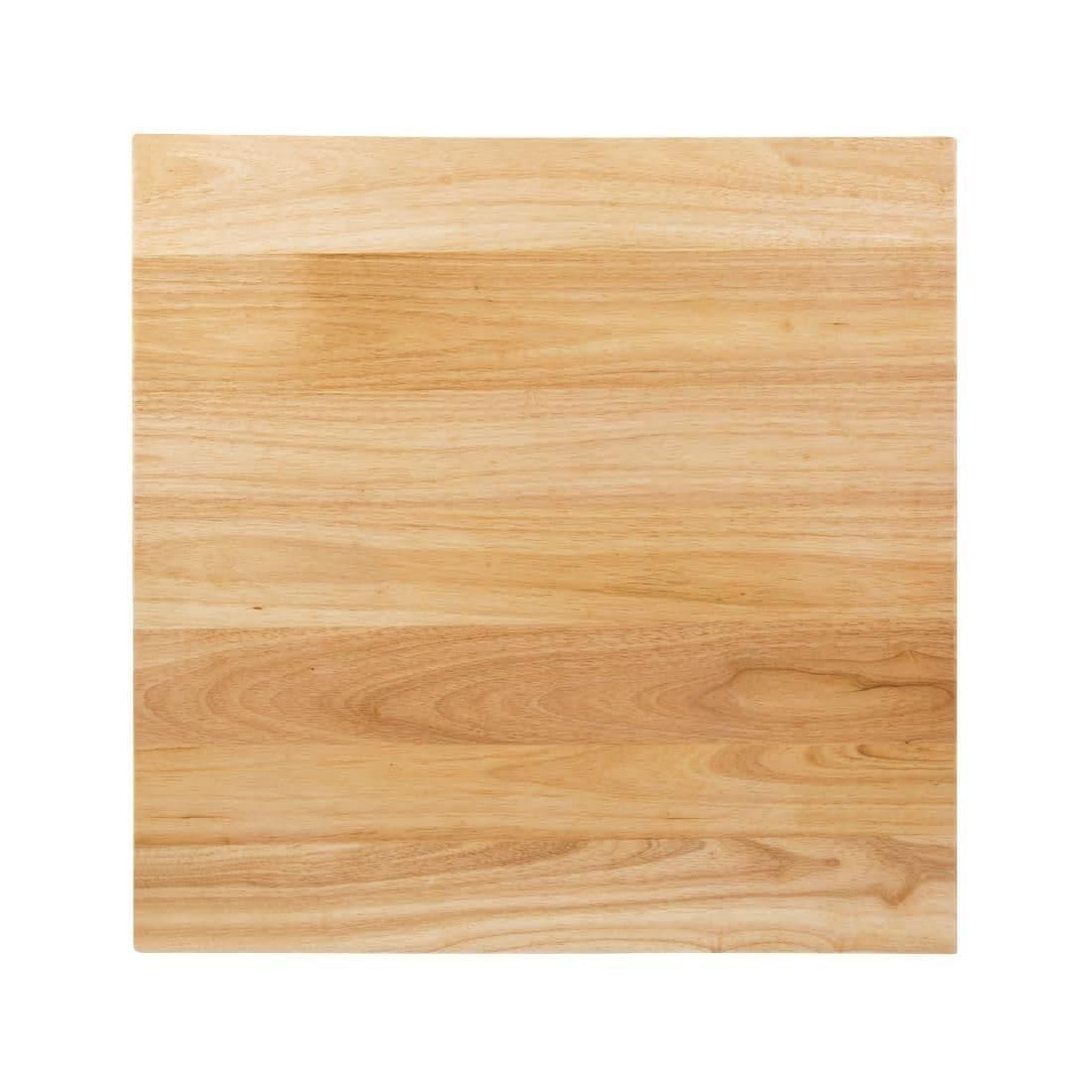 DY737 Bolero Pre-drilled Square Table Top Natural 700mm - JD Catering Equipment Solutions Ltd