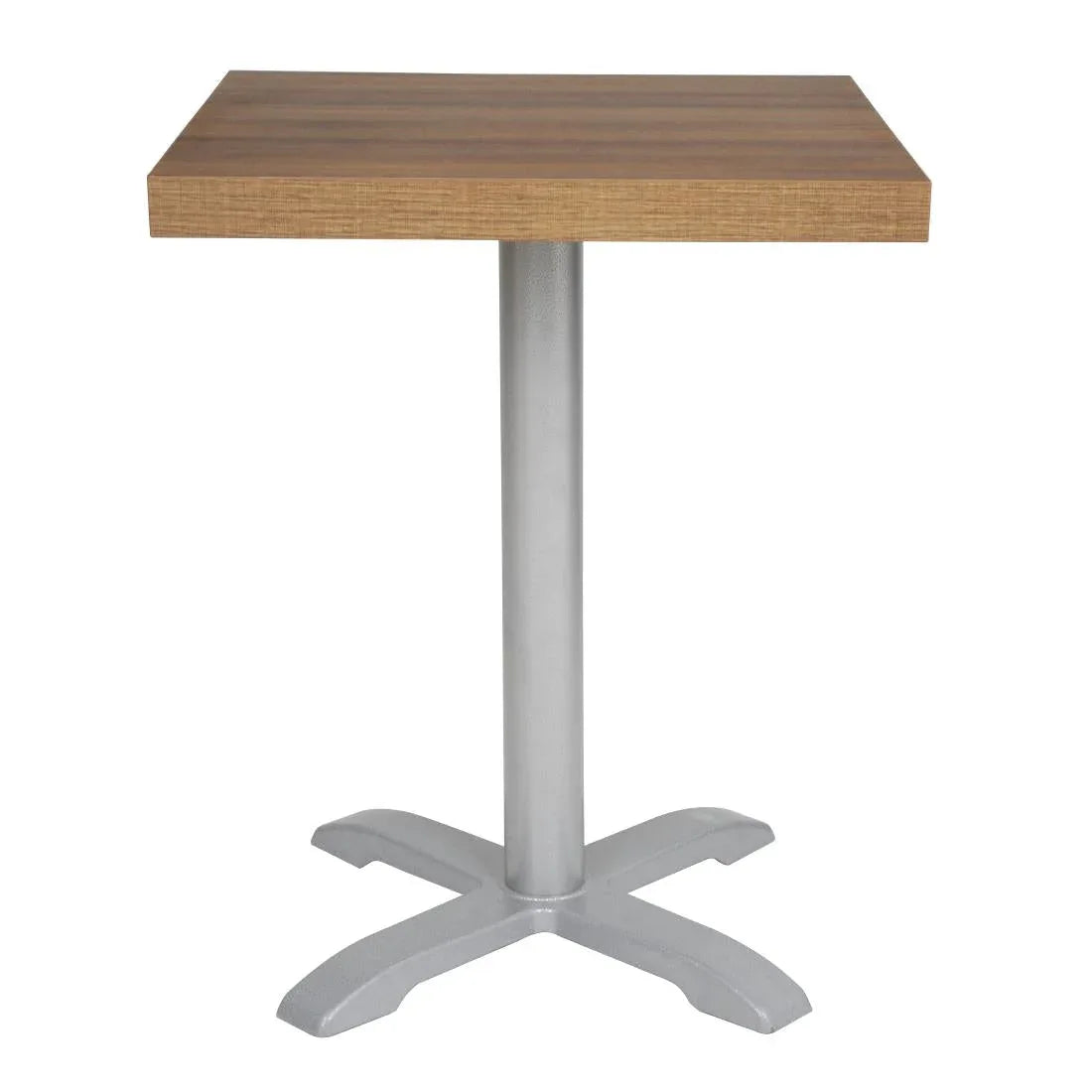 GR324 Bolero Pre-drilled Square Table Top Rustic Oak 600mm - JD Catering Equipment Solutions Ltd