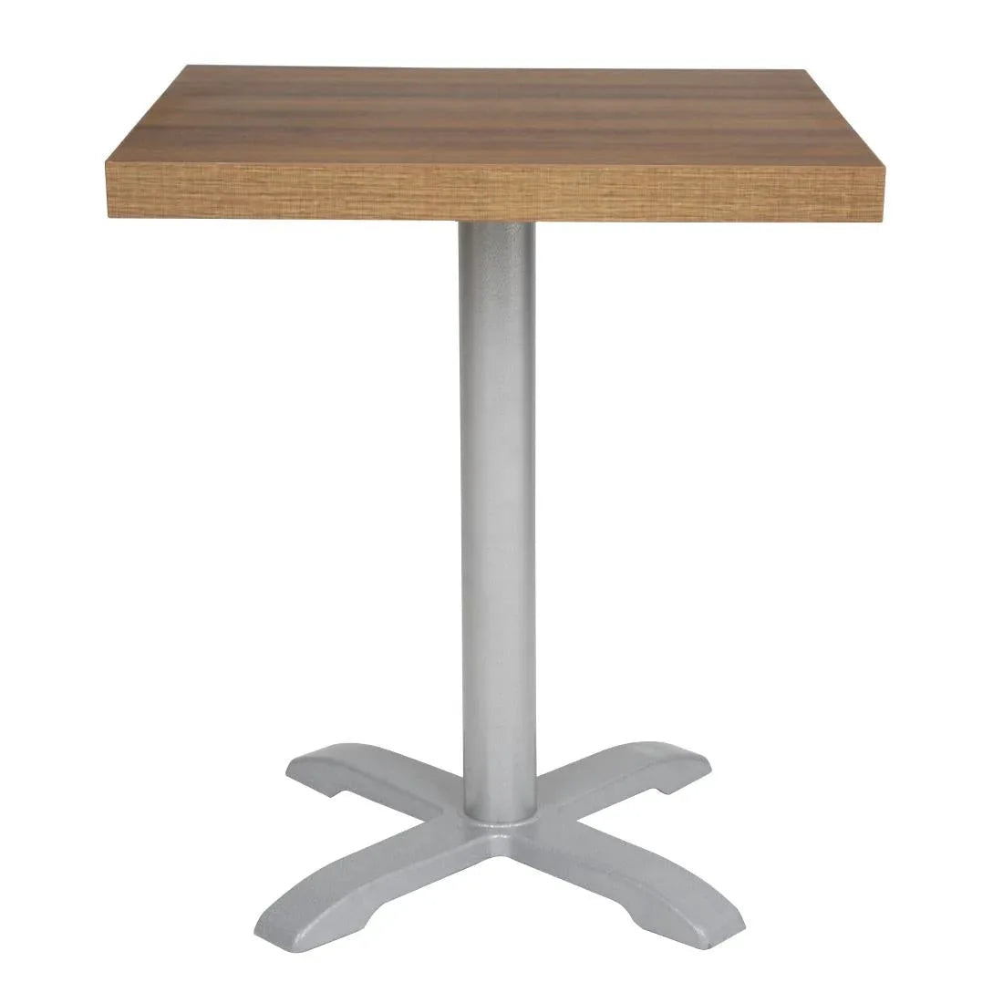 GR330 Bolero Pre-drilled Square Table Top Rustic Oak 700mm - JD Catering Equipment Solutions Ltd