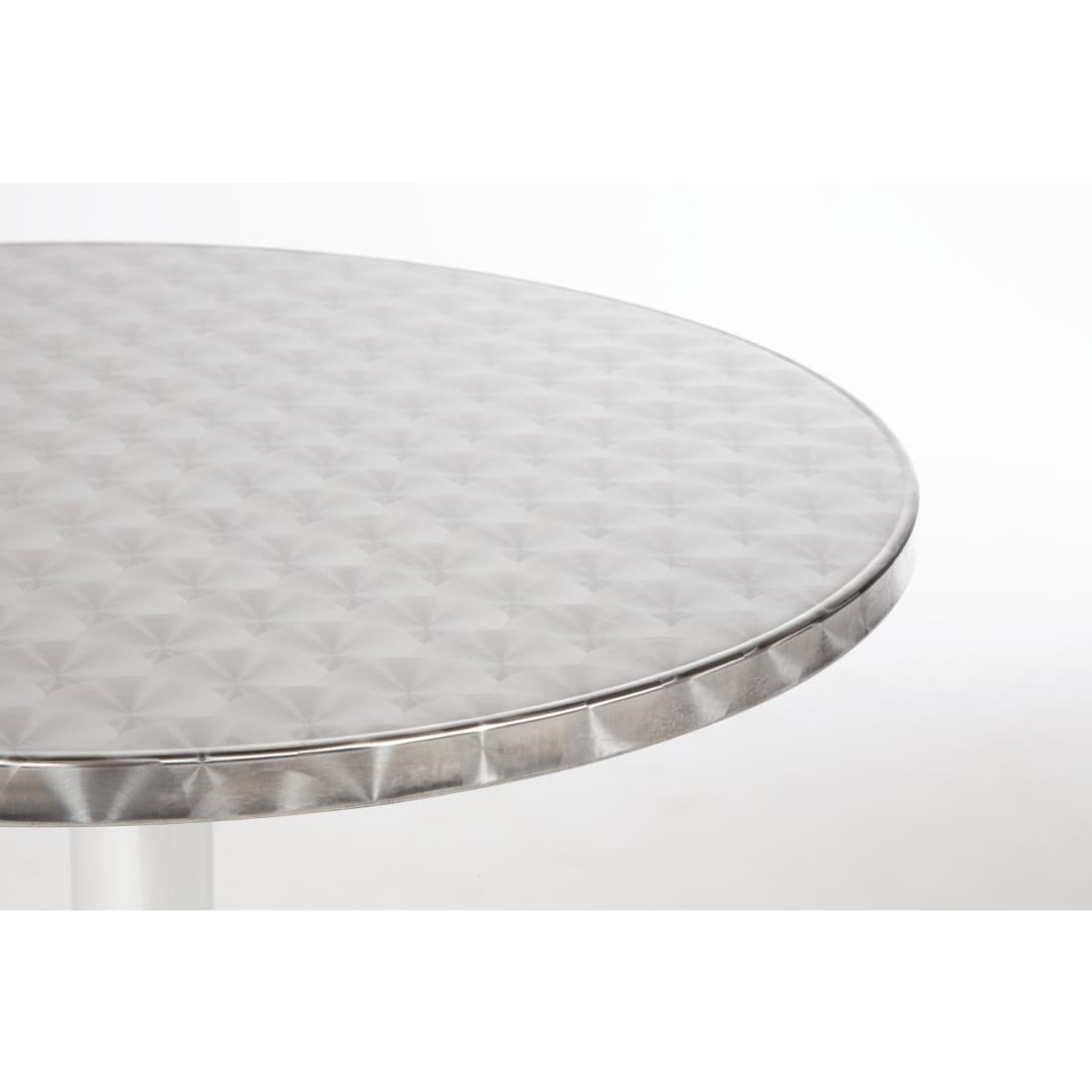 Bolero Round Bistro Table Stainless Steel JD Catering Equipment Solutions Ltd