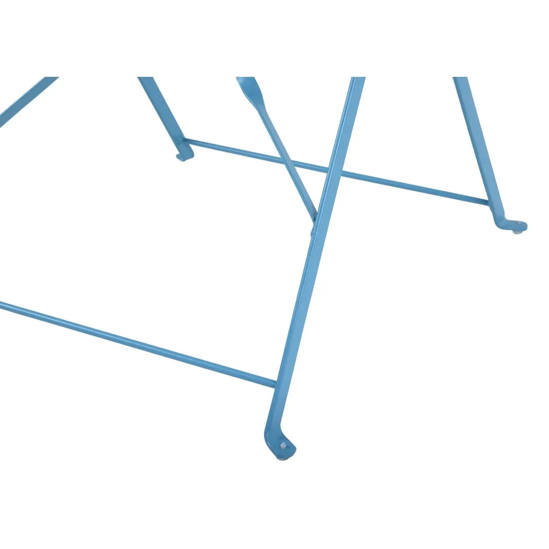 GK985 Bolero Seaside Blue Pavement Style Steel Table Square 600mm - JD Catering Equipment Solutions Ltd