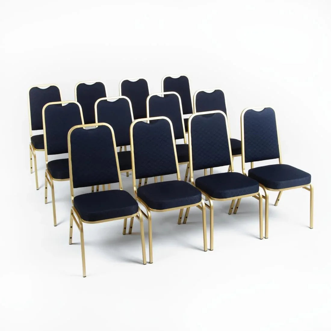 DL015 Bolero Square Back Banquet Chairs (Pack of 4) - JD Catering Equipment Solutions Ltd