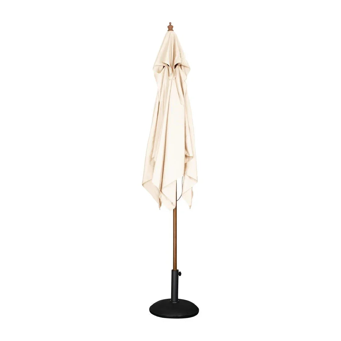 GH988 Bolero Square Pulley Parasol 2.5m Diameter Cream - JD Catering Equipment Solutions Ltd