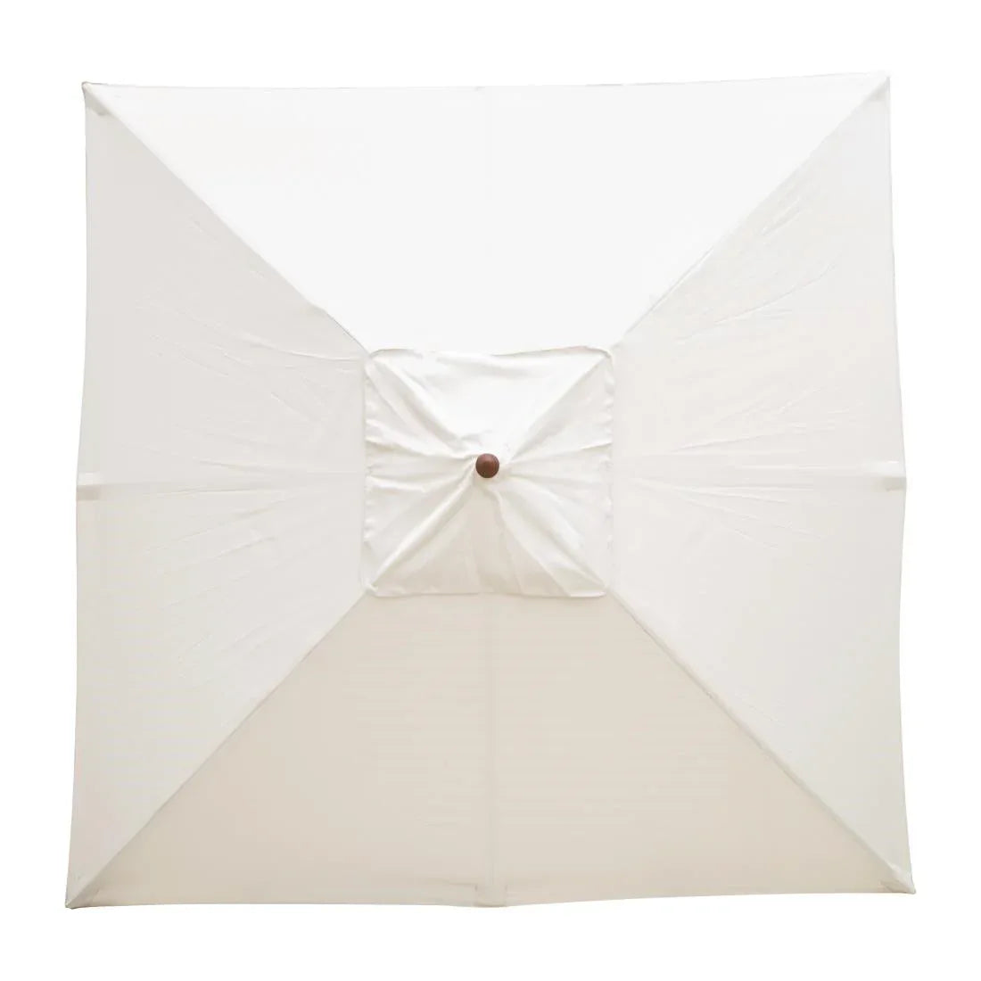 GH988 Bolero Square Pulley Parasol 2.5m Diameter Cream - JD Catering Equipment Solutions Ltd