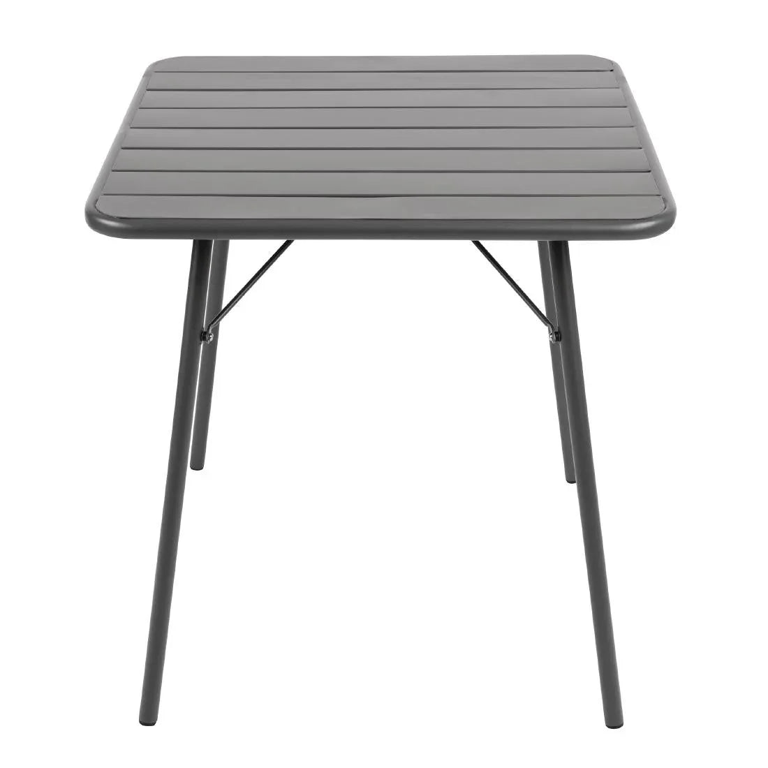 CS730 Bolero Square Slatted Steel Table 700mm - JD Catering Equipment Solutions Ltd