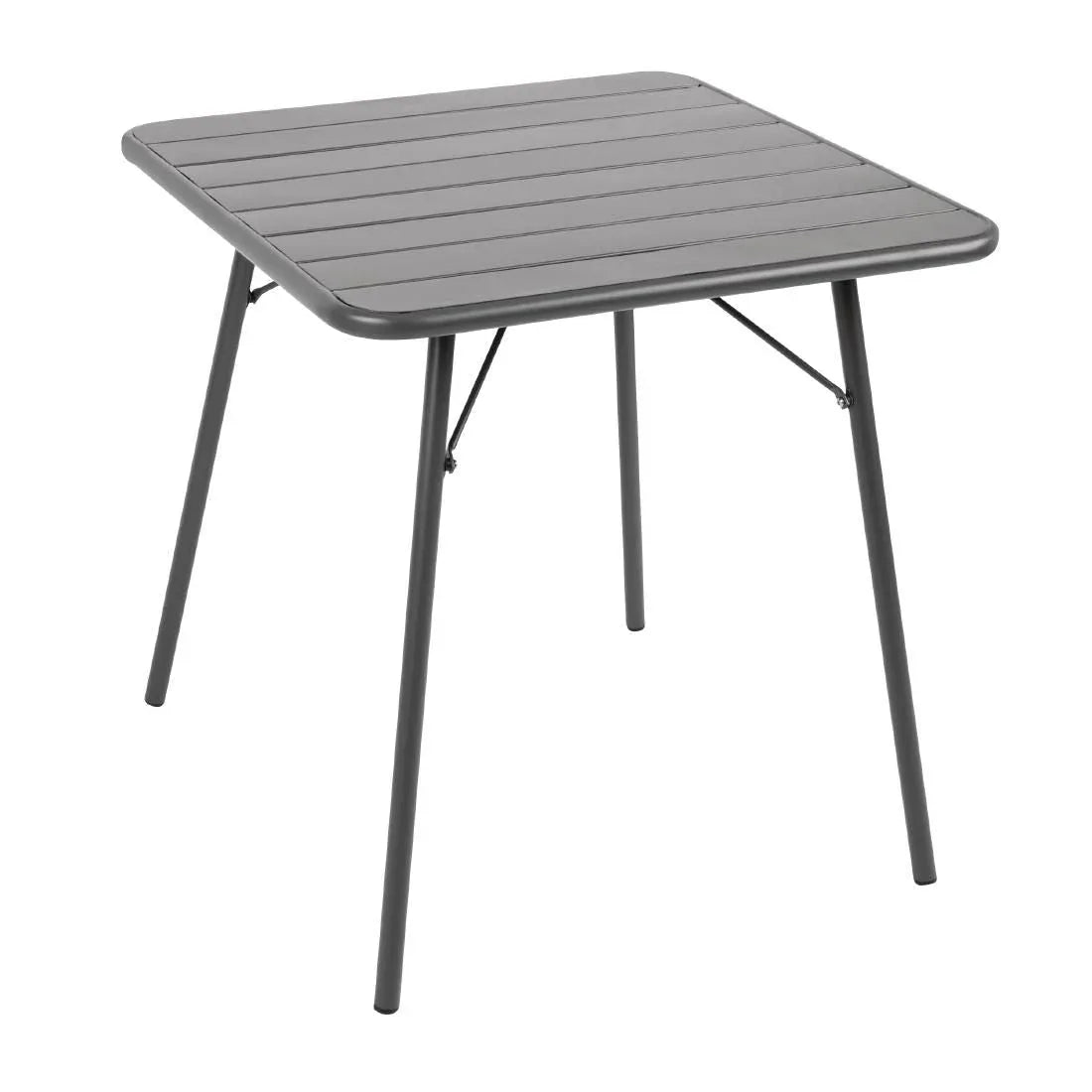 CS730 Bolero Square Slatted Steel Table 700mm - JD Catering Equipment Solutions Ltd