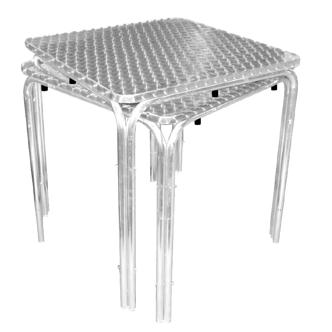 U505 Bolero Square Stacking Table Stainless Steel 700mm - JD Catering Equipment Solutions Ltd
