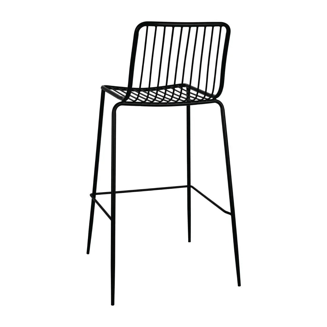 FB875 Bolero Steel Wire High Stools (Pack of 4) - JD Catering Equipment Solutions Ltd