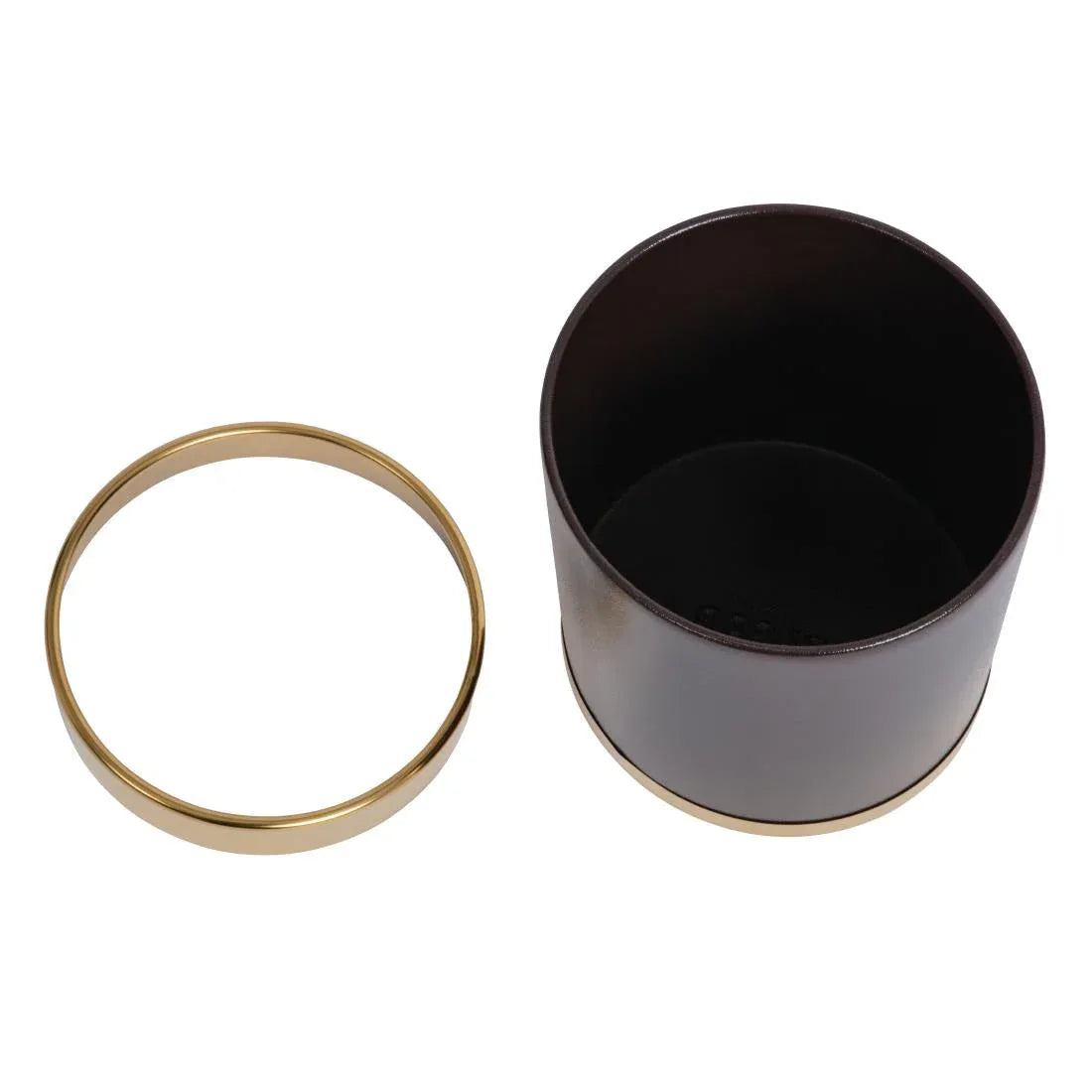 Y804 Bolero Waste Paper Bin with Gold Rim - JD Catering Equipment Solutions Ltd