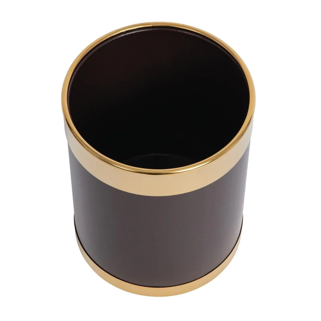 Y804 Bolero Waste Paper Bin with Gold Rim - JD Catering Equipment Solutions Ltd