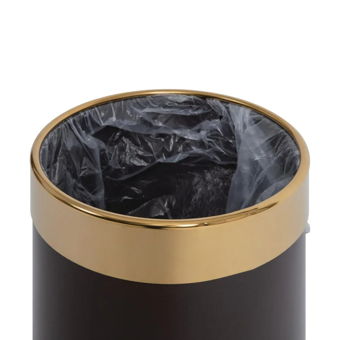 Y804 Bolero Waste Paper Bin with Gold Rim - JD Catering Equipment Solutions Ltd