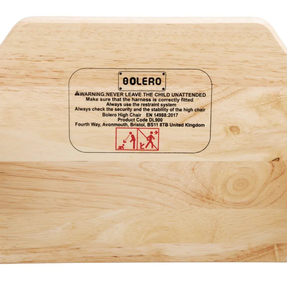 DL900 Bolero Wooden Highchair - JD Catering Equipment Solutions Ltd