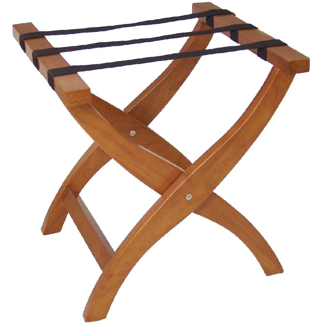 DL018 Bolero Wooden Suitcase Stand Honey - JD Catering Equipment Solutions Ltd
