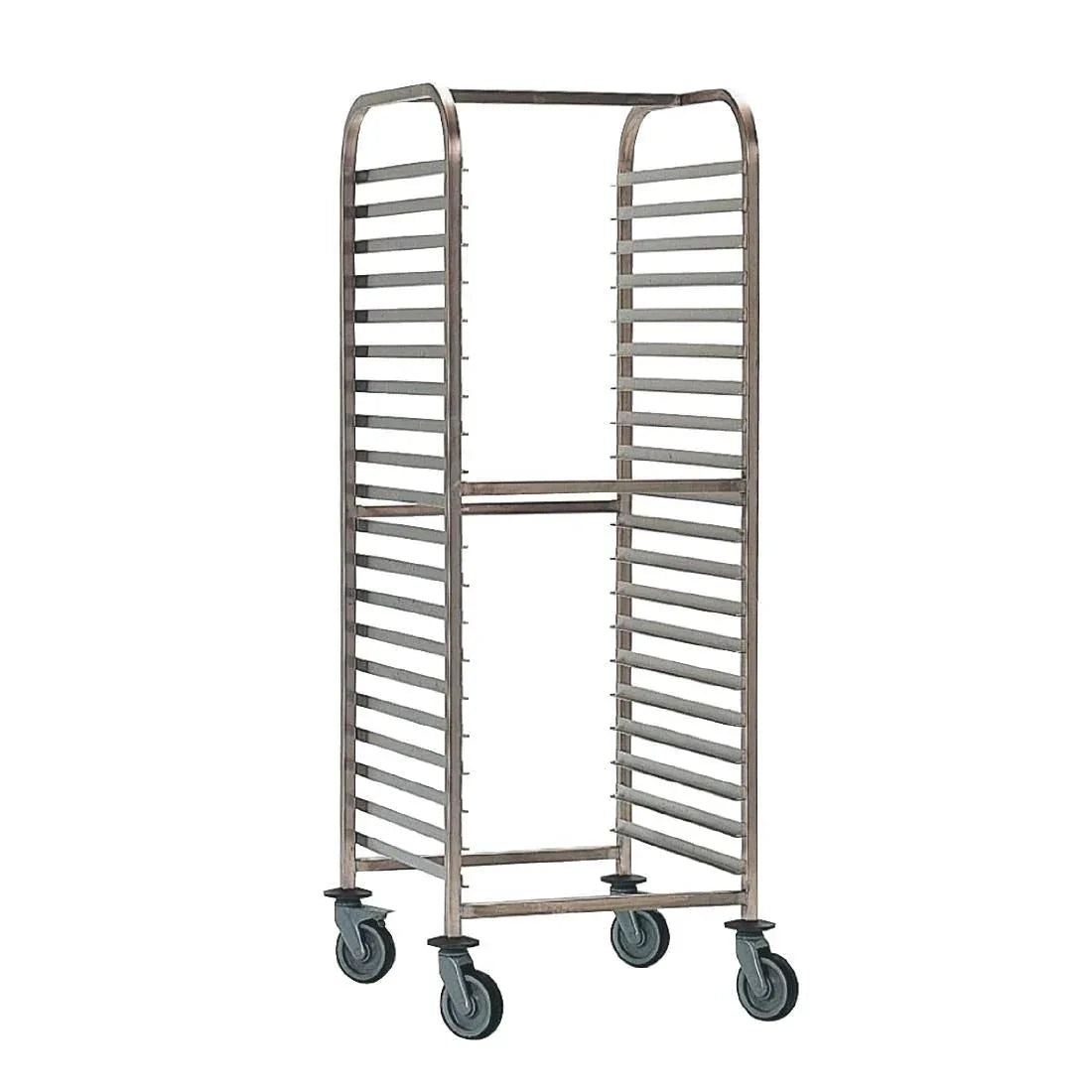 P062 Bourgeat Double Gastronorm Racking Trolley 20 Shelves - JD Catering Equipment Solutions Ltd