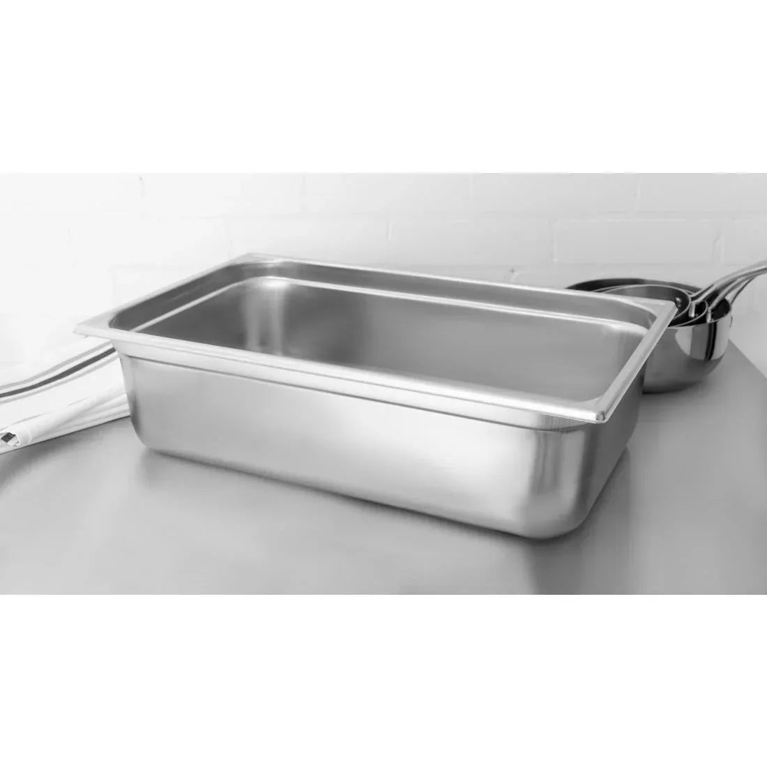 K047 Bourgeat Stainless Steel 1/1 Gastronorm Pan 150mm - JD Catering Equipment Solutions Ltd