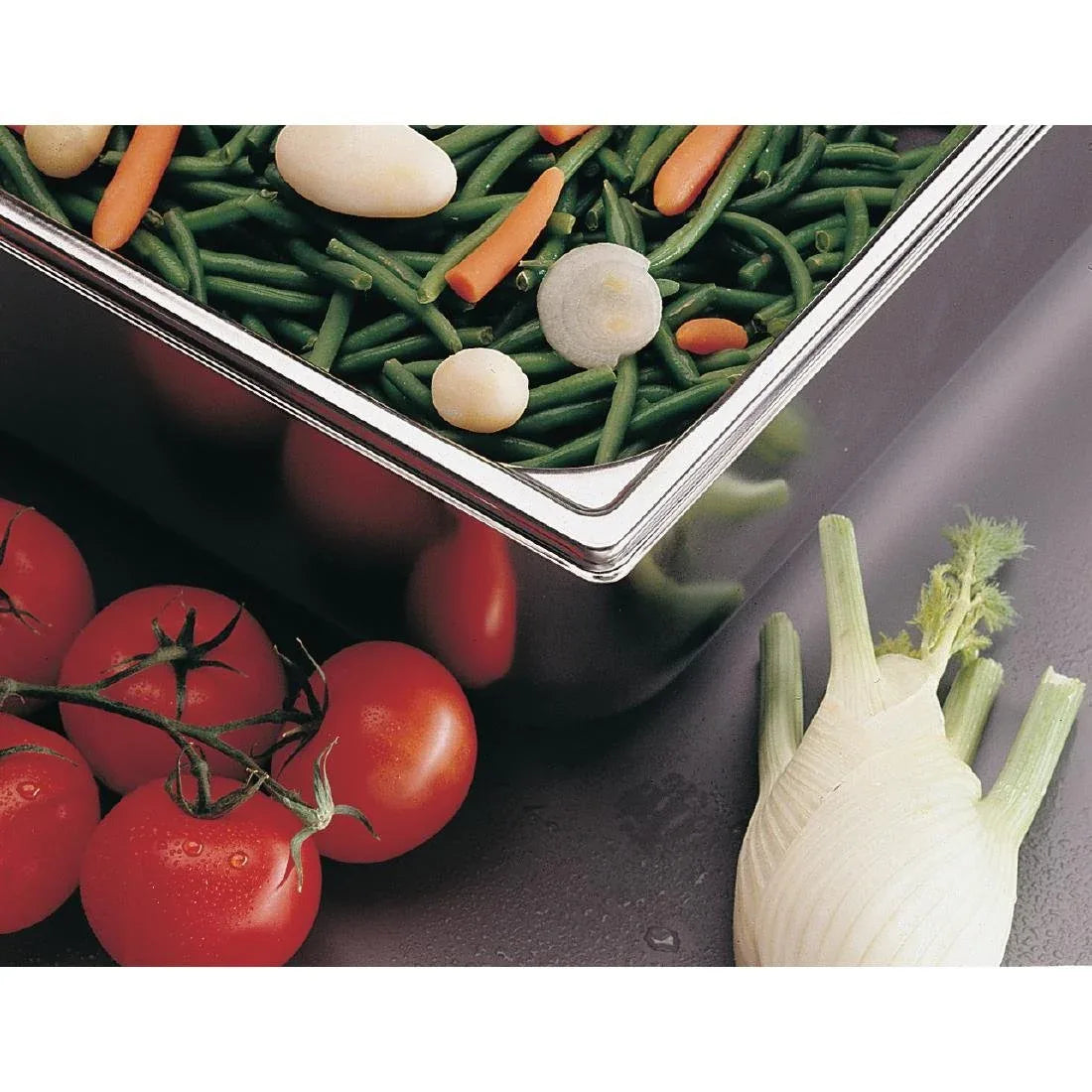 K050 Bourgeat Stainless Steel 1/1 Gastronorm Pan 40mm - JD Catering Equipment Solutions Ltd