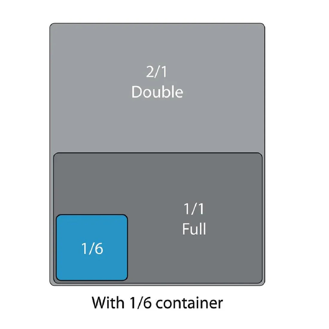 K074 Bourgeat Stainless Steel 1/6 Gastronorm Pan 150mm - JD Catering Equipment Solutions Ltd