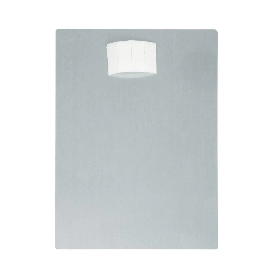 GM817 Brushed Steel Food allergy sign A5 - JD Catering Equipment Solutions Ltd