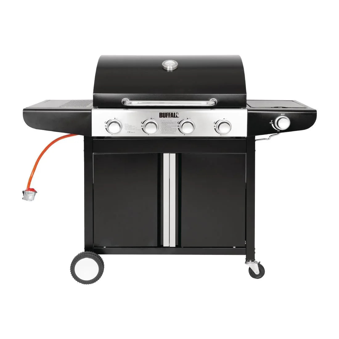 CF732 Buffalo 4 Burner Gas Barbecue with Hob CF732 - JD Catering Equipment Solutions Ltd