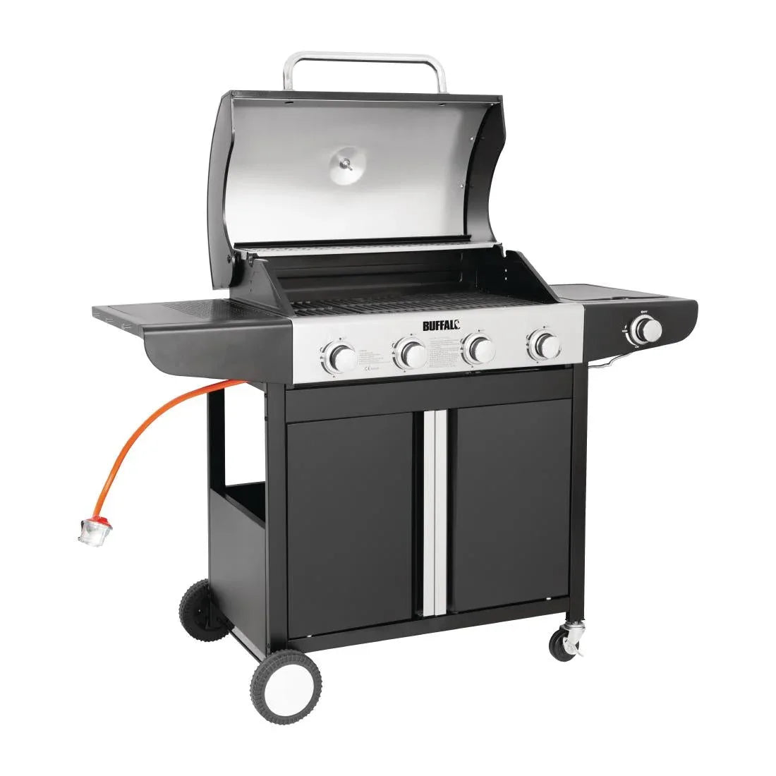 CF732 Buffalo 4 Burner Gas Barbecue with Hob CF732 - JD Catering Equipment Solutions Ltd