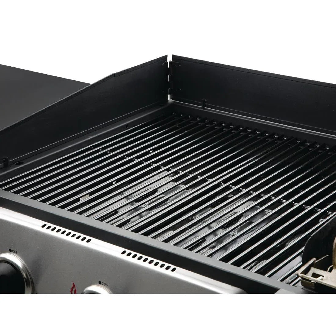 CP240 Buffalo 6 Burner Combi BBQ Grill and Griddle CP240 - JD Catering Equipment Solutions Ltd