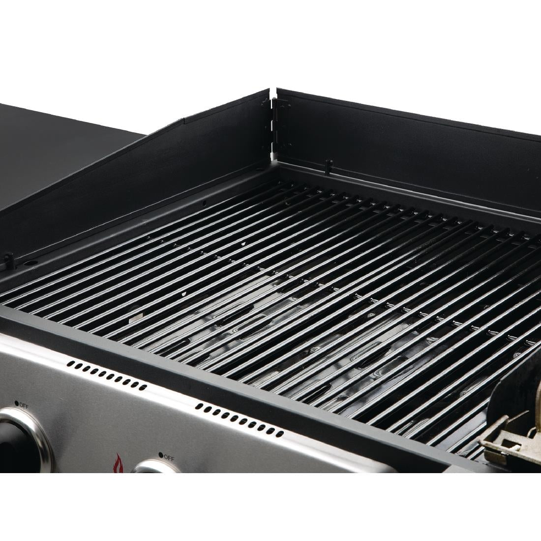 Buffalo 6 Burner Combi BBQ Grill and Griddle CP240 JD Catering Equipment Solutions Ltd