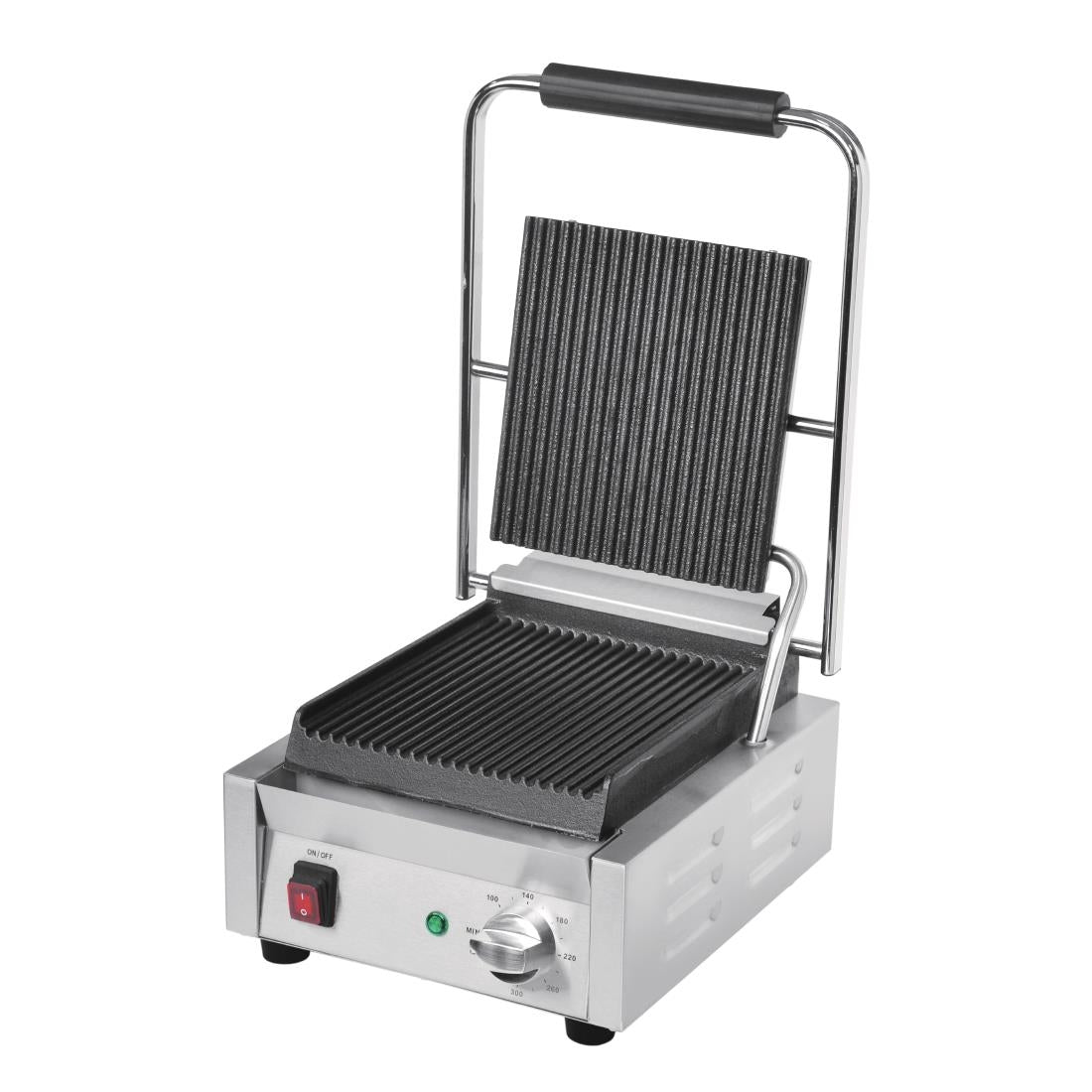 Buffalo Bistro Ribbed Contact Grill JD Catering Equipment Solutions Ltd
