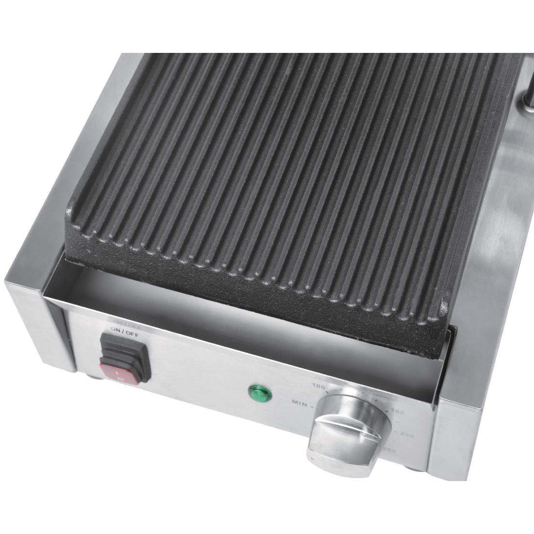 Buffalo Bistro Ribbed Contact Grill JD Catering Equipment Solutions Ltd
