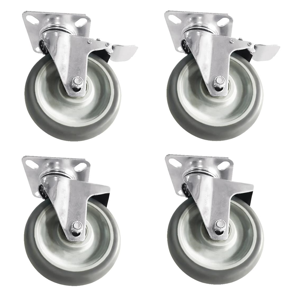 Buffalo Castors (set of 4) JD Catering Equipment Solutions Ltd